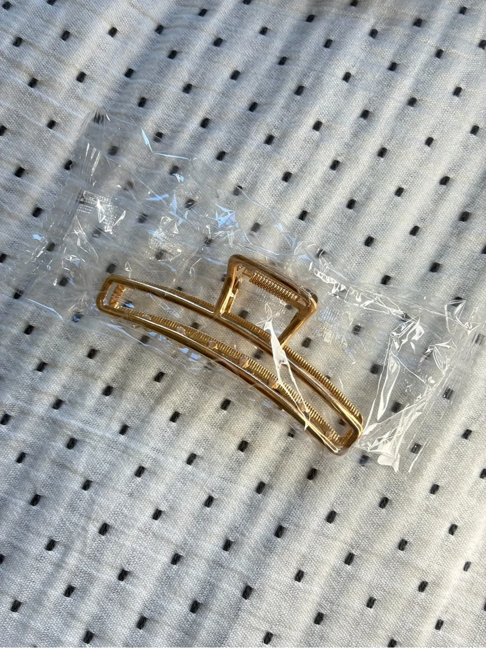 Gold Geometric Hair Clip